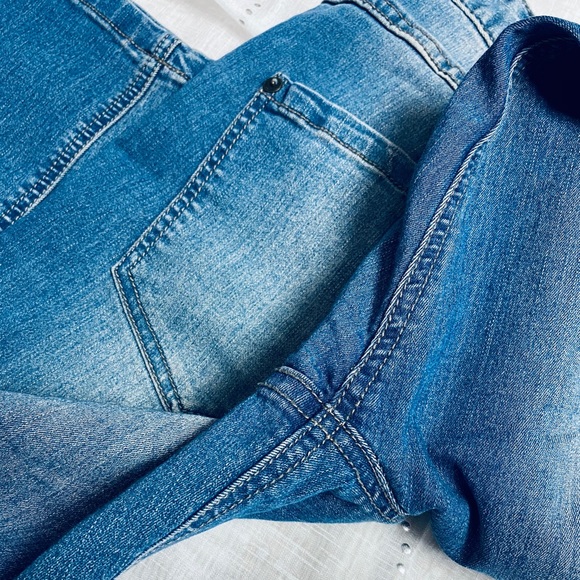 Free People highwaist PullOn Stretchy Skinny Jeans - Picture 7 of 11